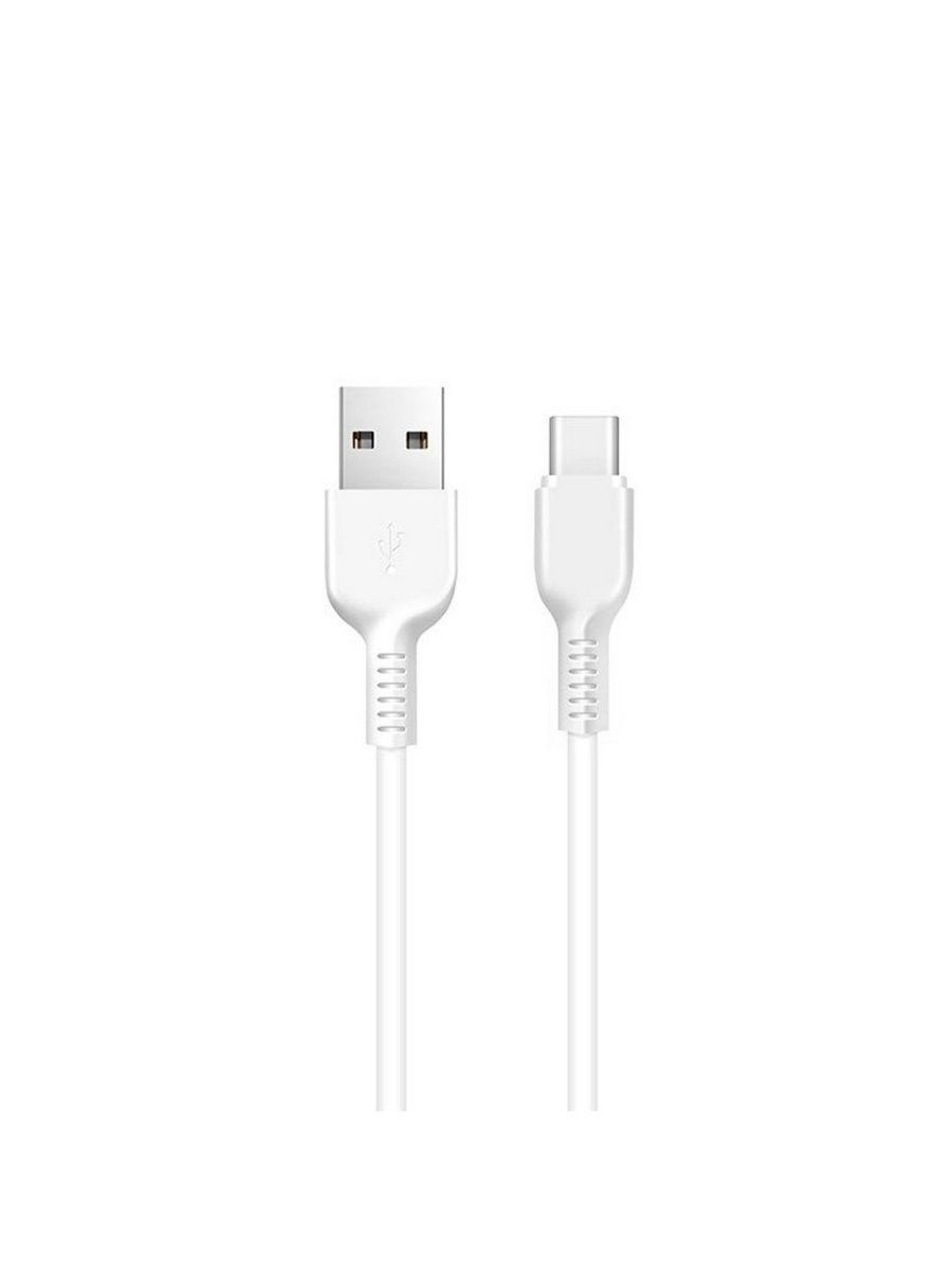 фото Кабель hoco x20 flash usb - type-c charging 100 см 3.0a силикон, белый