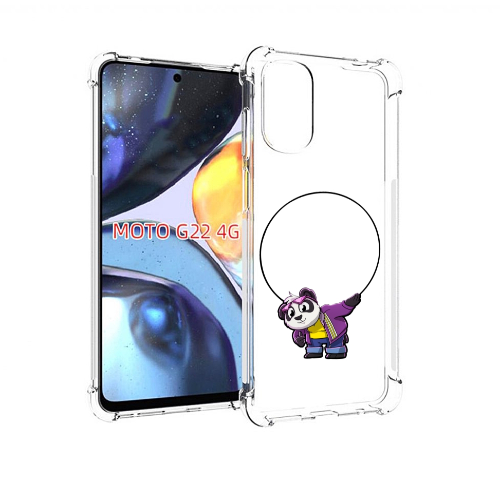 

Чехол MyPads панда-с-обручем для Motorola Moto G22 4G, Прозрачный, Tocco
