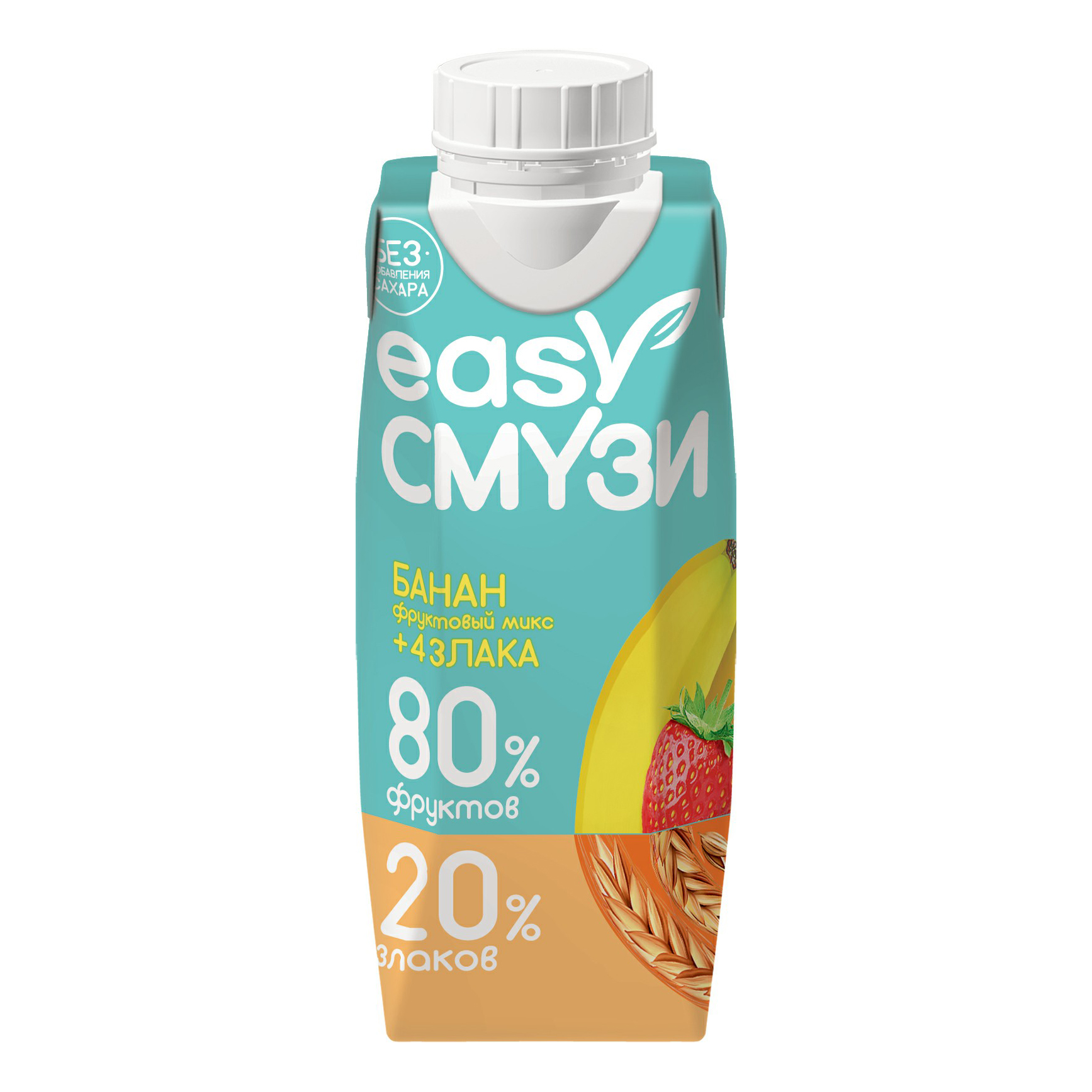 

Коктейль Сады Придонья Easy Смузи банан фруктовый микс и 4 злака с мякотью 250 мл
