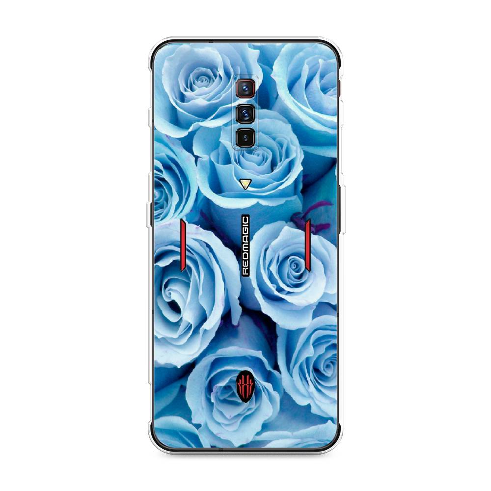 

Чехол Awog на ZTE Nubia Red Magic 6 / ЗТЕ Нубиа Ред Мэджик 6 "Лазурные розы", Разноцветный, 135150-8