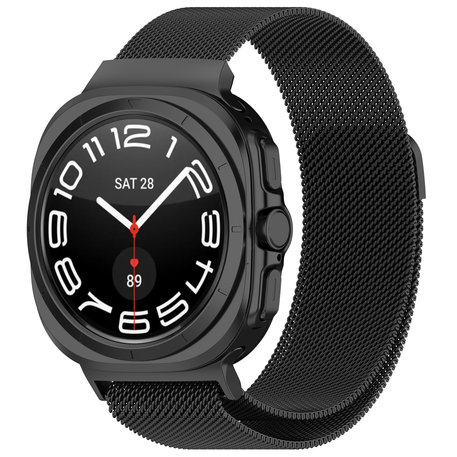 

Ремешок миланская петля для Samsung Galaxy Watch Ultra, 47 мм, черный, Ремешок миланская петля для Samsung Galaxy Watch Ultra, 47 мм