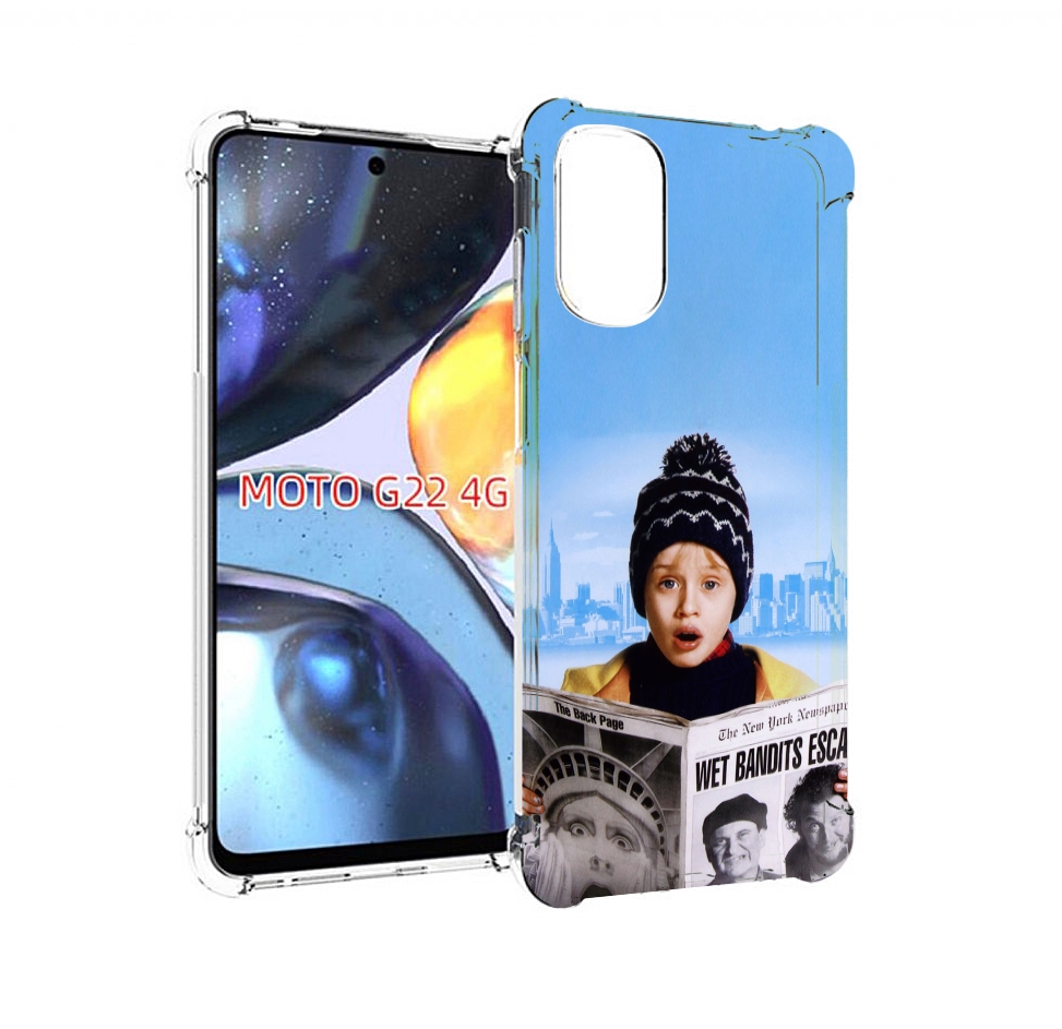 

Чехол MyPads один-дома-детский для Motorola Moto G22 4G, Прозрачный, Tocco