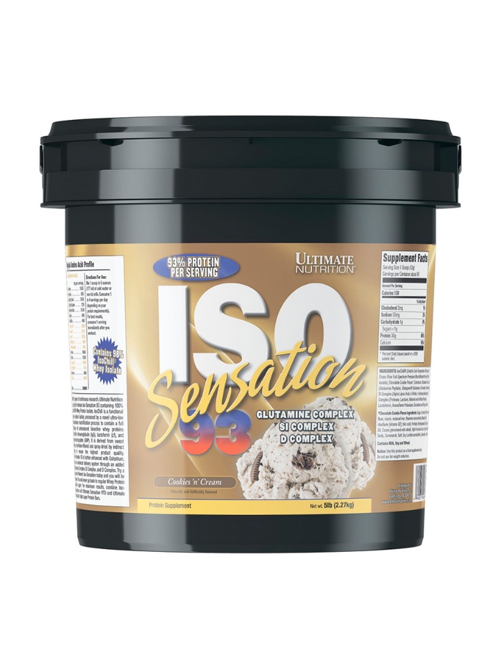 Протеин Ultimate Nutrition ISO Sensation 2270 гр Печенье-крем