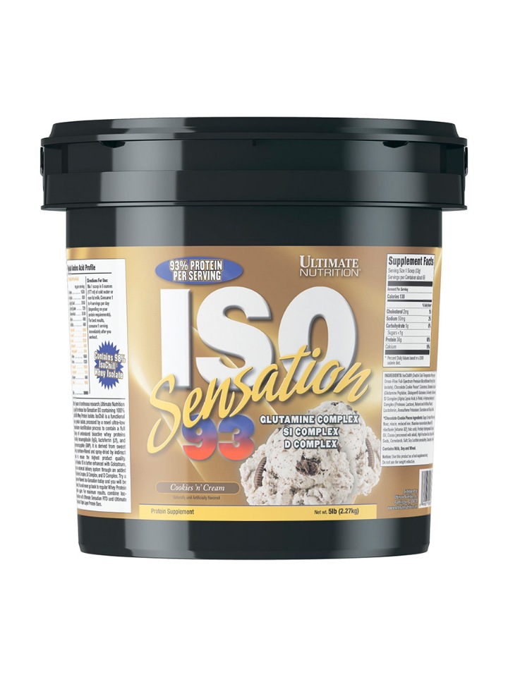 фото Протеин ultimate nutrition iso sensation 2270 гр печенье-крем