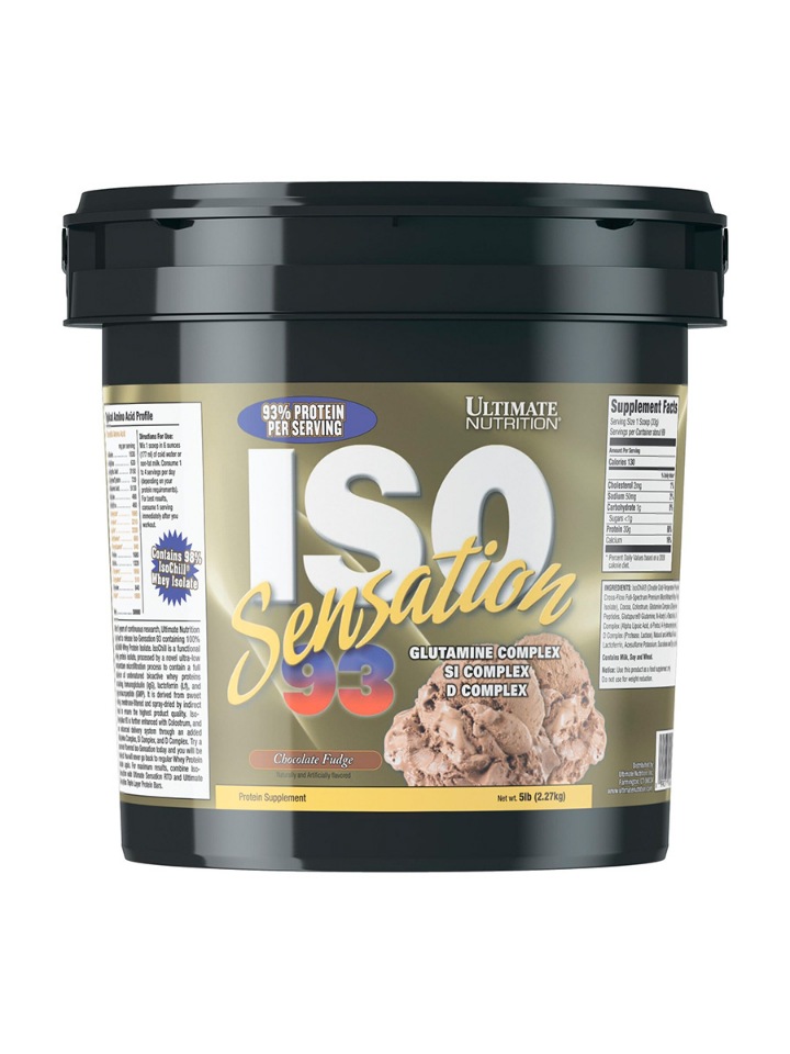 Протеин Ultimate Nutrition ISO Sensation 2270 гр Шоколадная помадка