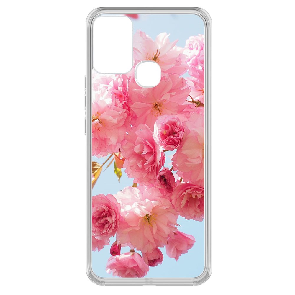 

Чехол-накладка Krutoff Clear Case Сакура для Infinix Hot 11 Play, Прозрачный