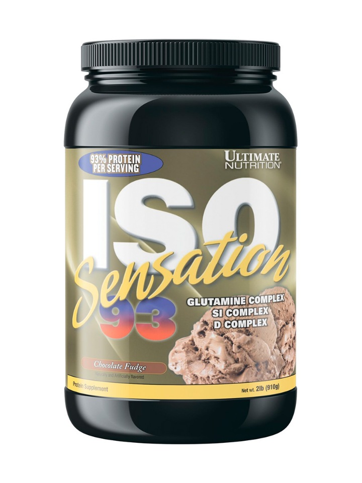 Протеин Ultimate Nutrition ISO Sensation 2lb Chocolate Fudge