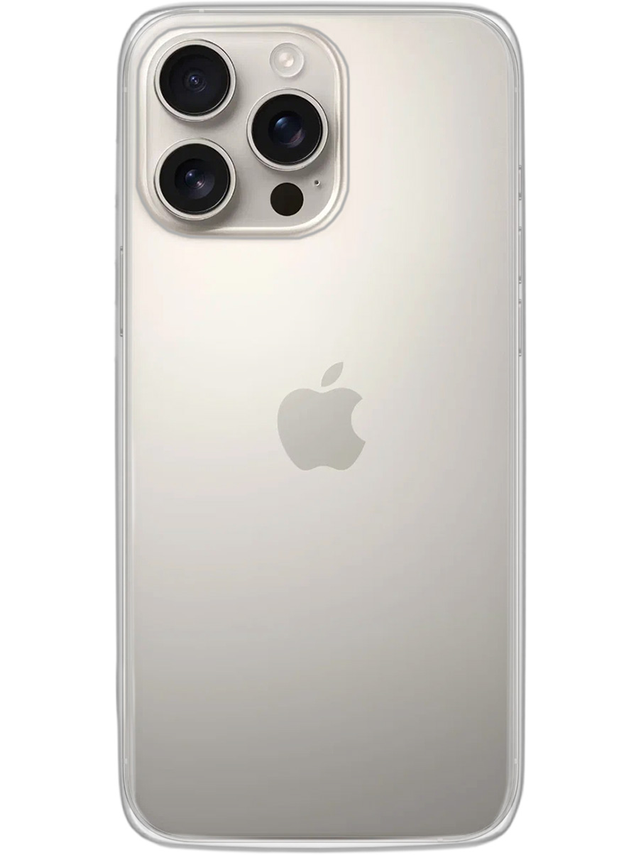 

Силиконовый чехол на Apple iPhone 16 Pro Max прозрачный, 7851983n31