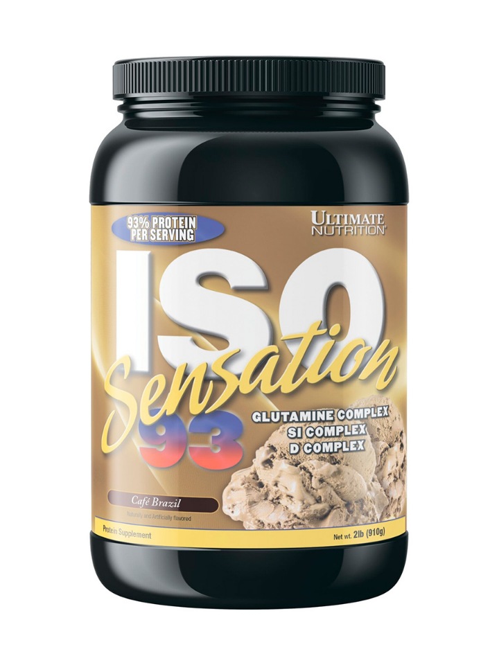 Протеин Ultimate Nutrition ISO Sensation 2lb Cafe Brazil