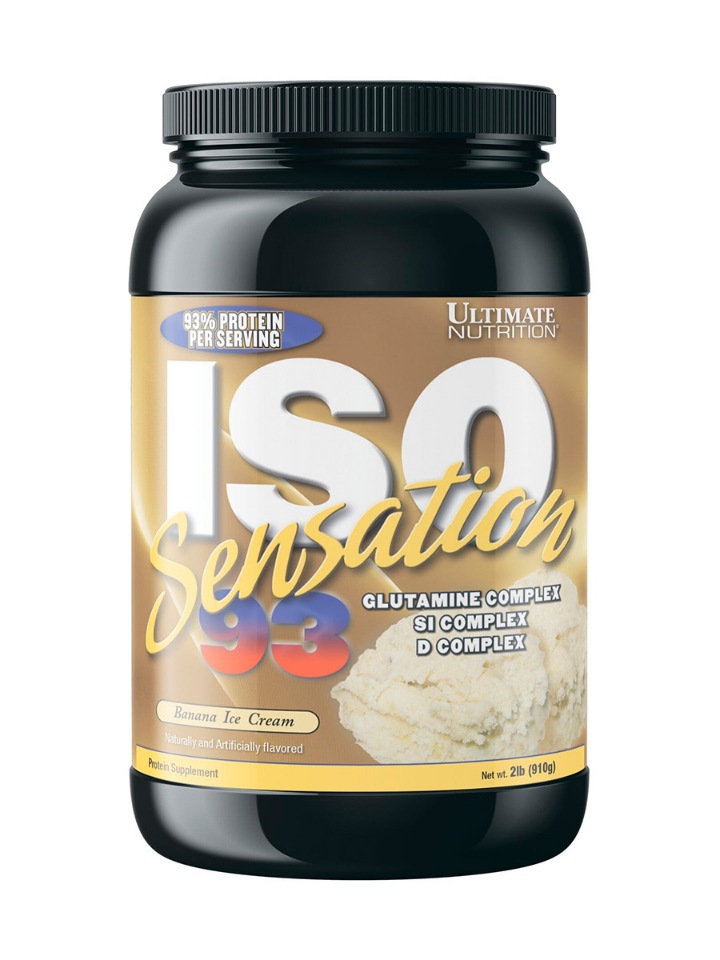 Протеин Ultimate Nutrition ISO Sensation 2lb Banana Ice Cream