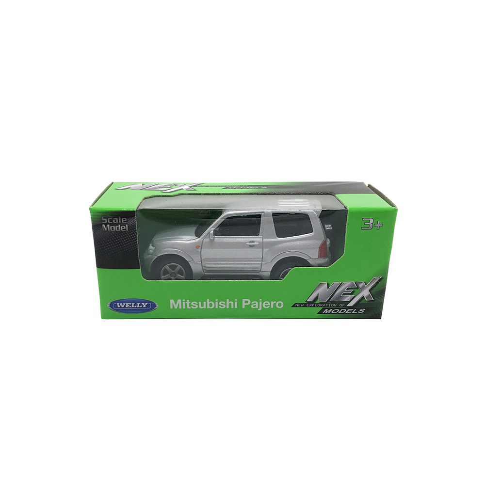 Машинка Welly Mitsubishi Pajero серебристый набор 22B 52020-36WD 22B 780₽