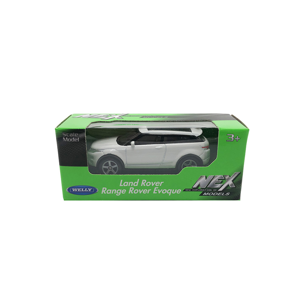 Машинка Welly Land Rover Range Rover Evoque белый набор 22B 52020-36WD 22B