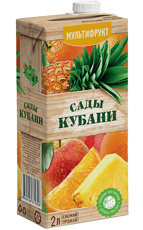 фото Нектар сады кубани мультифруктовый 2 л дивный сад