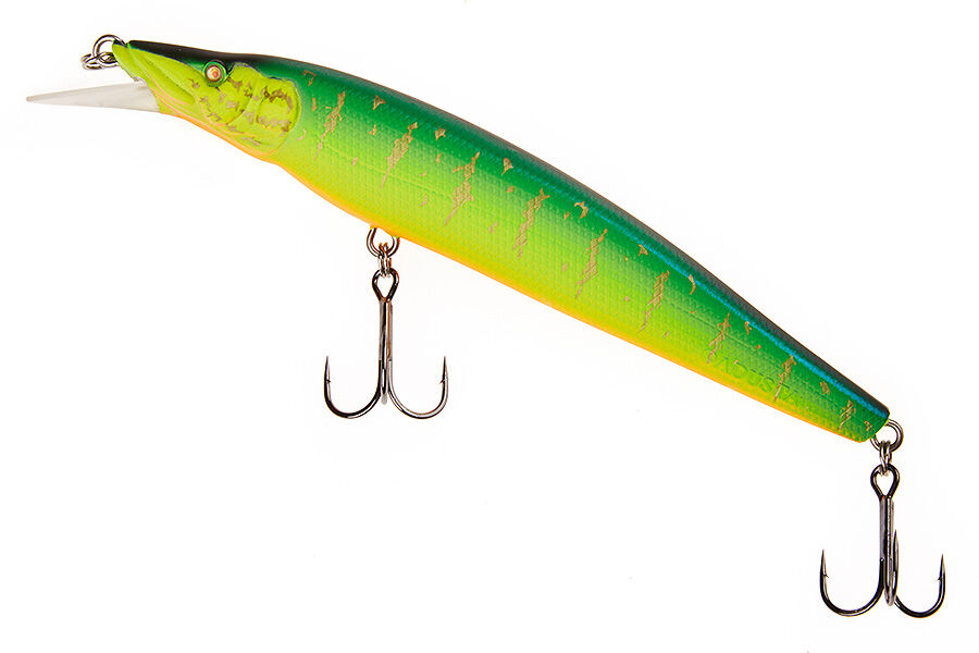 

Воблер adusta jerk spiker 130sp 19гр #004 hot tiger, Adusta, 11402463