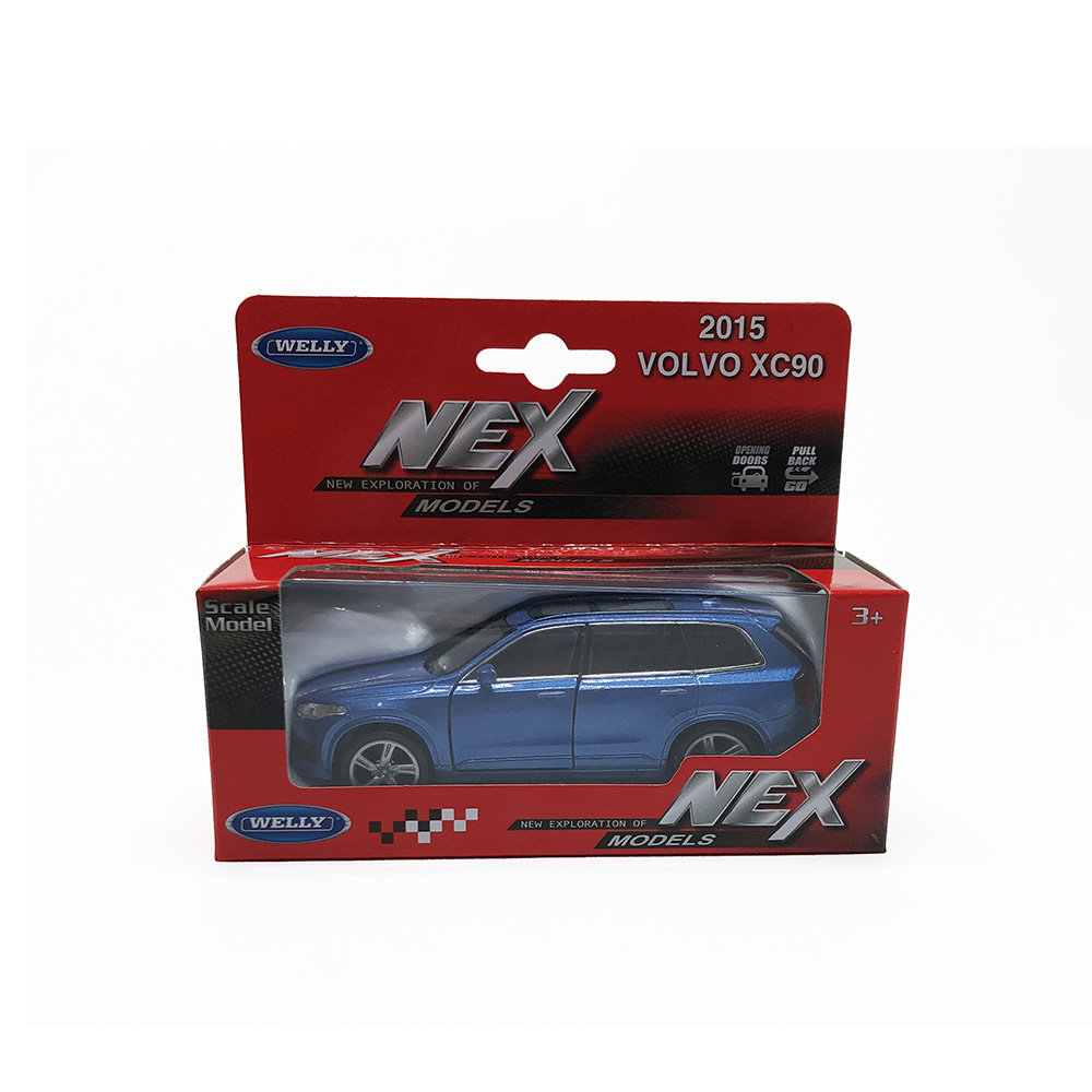 

Машинка Welly 2015 Volvo XC90 синий 43688W, Volvo XC90 43688W