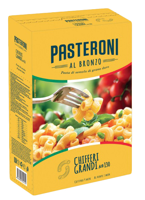 

Макаронные изделия Pasteroni Chifferi Grandi № 130 450 г
