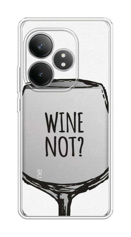 

Чехол Case Place на Realme GT 6T "Wine not white", Белый, 2517550-1