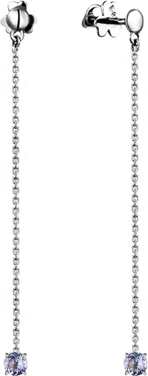 

Серьги из серебра с танзанитом СБ Золото SG-26/03709/1TAN2, SG-26/03709/1TAN2