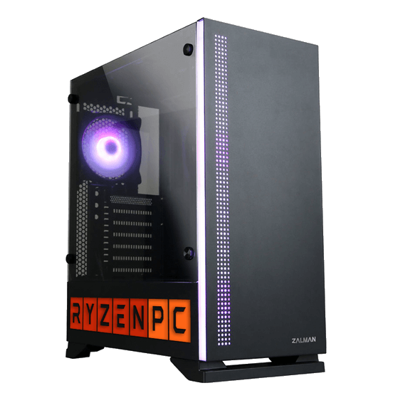 Настольный компьютер RyzenPC черный (83309553)