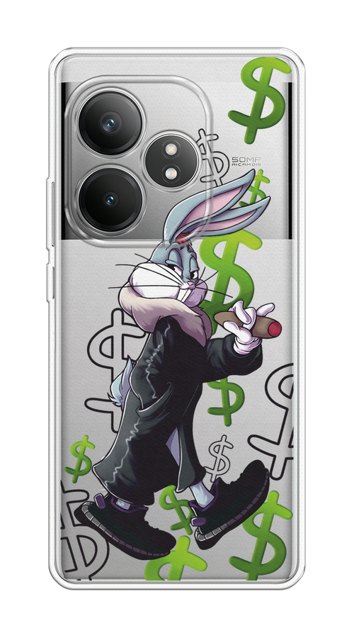 

Чехол Case Place на Realme GT 6T "Rich Bugs Bunny", Зеленый;черный;голубой, 2517550-1