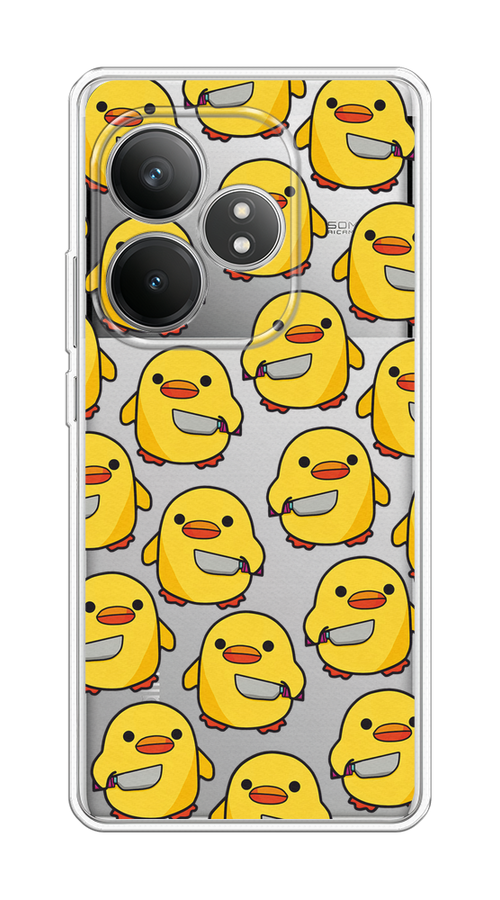 

Чехол Case Place на Realme GT 6T "Утка с ножом", Прозрачный;желтый;оранжевый, 2517550-1