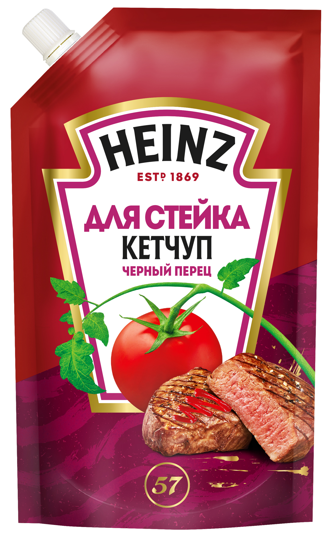 Кетчуп Heinz для стейка с черным перцем 320 г