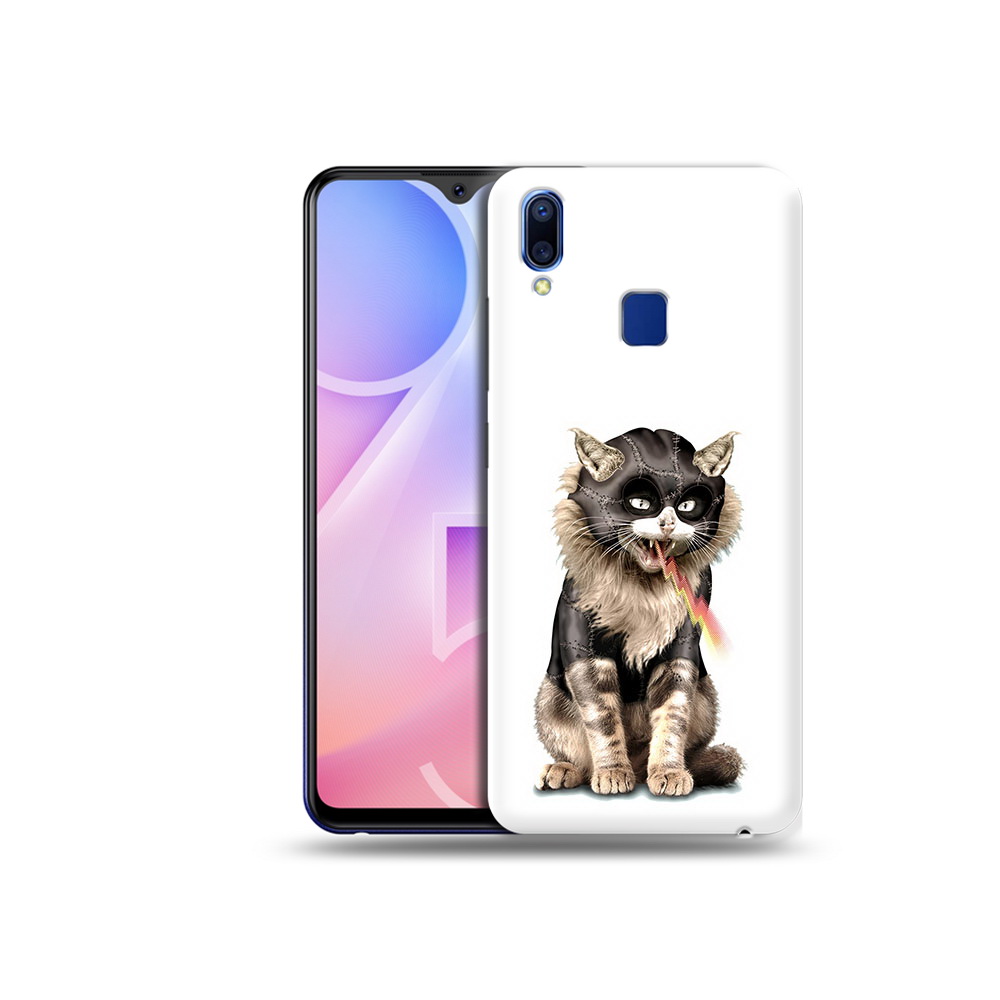 

Чехол MyPads Tocco для Vivo Y95 дьяволский кот (PT122996.436.341), Прозрачный, Tocco