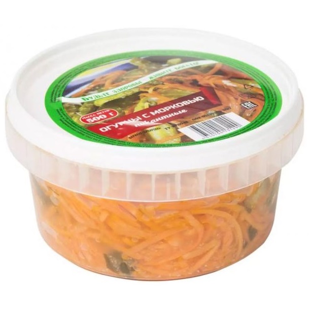 

Салат Традиции вкуса Пикантный с огурцами и морковью 500 г