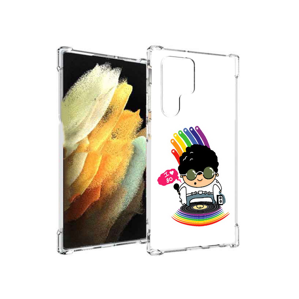 

Чехол MyPads Tocco для Samsung Galaxy S22 Ultra Я люблю 80-е (PT172602.555.205), Прозрачный, Tocco