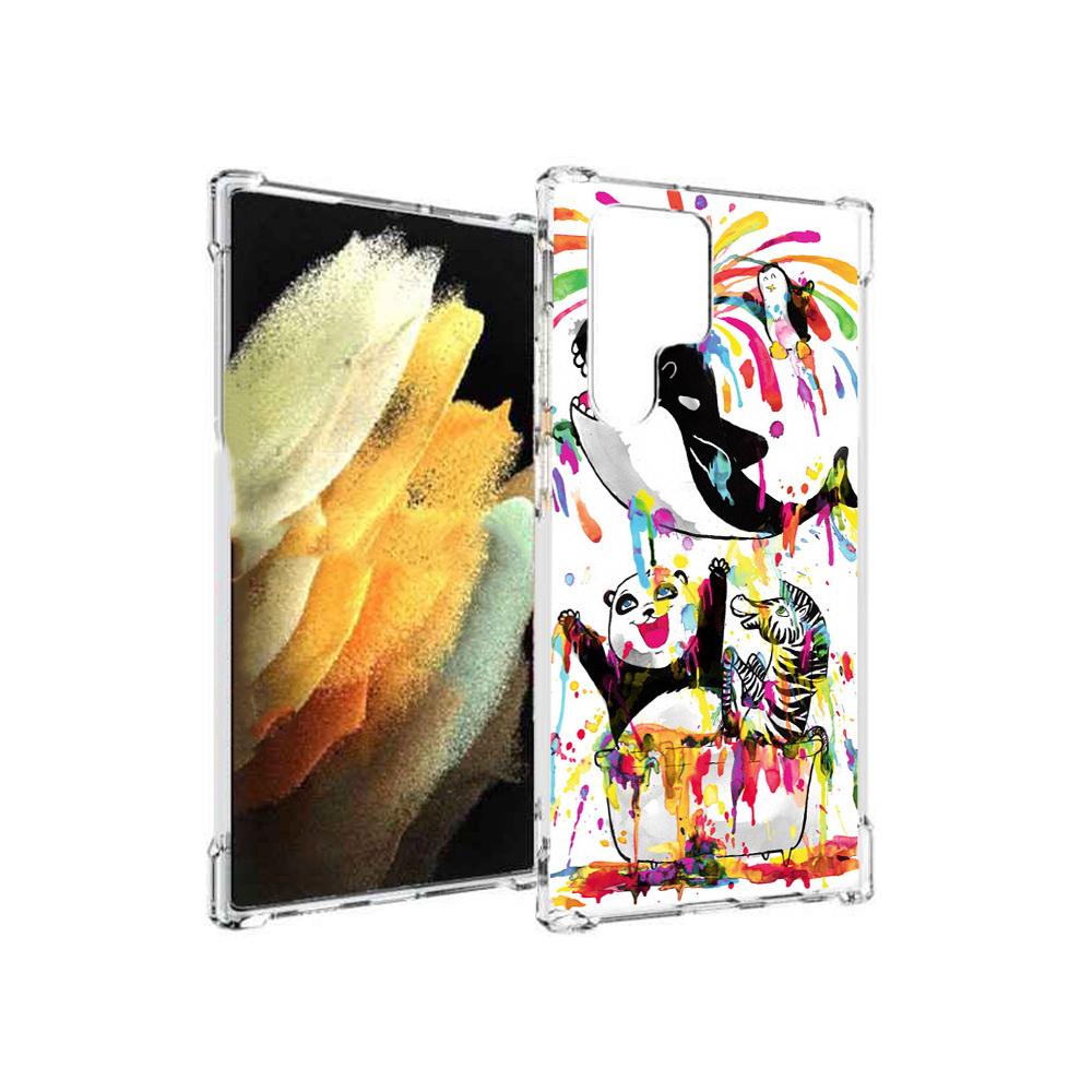 

Чехол MyPads Tocco для Samsung Galaxy S22 Ultra Хиппи кит (PT172602.555.191), Прозрачный, Tocco