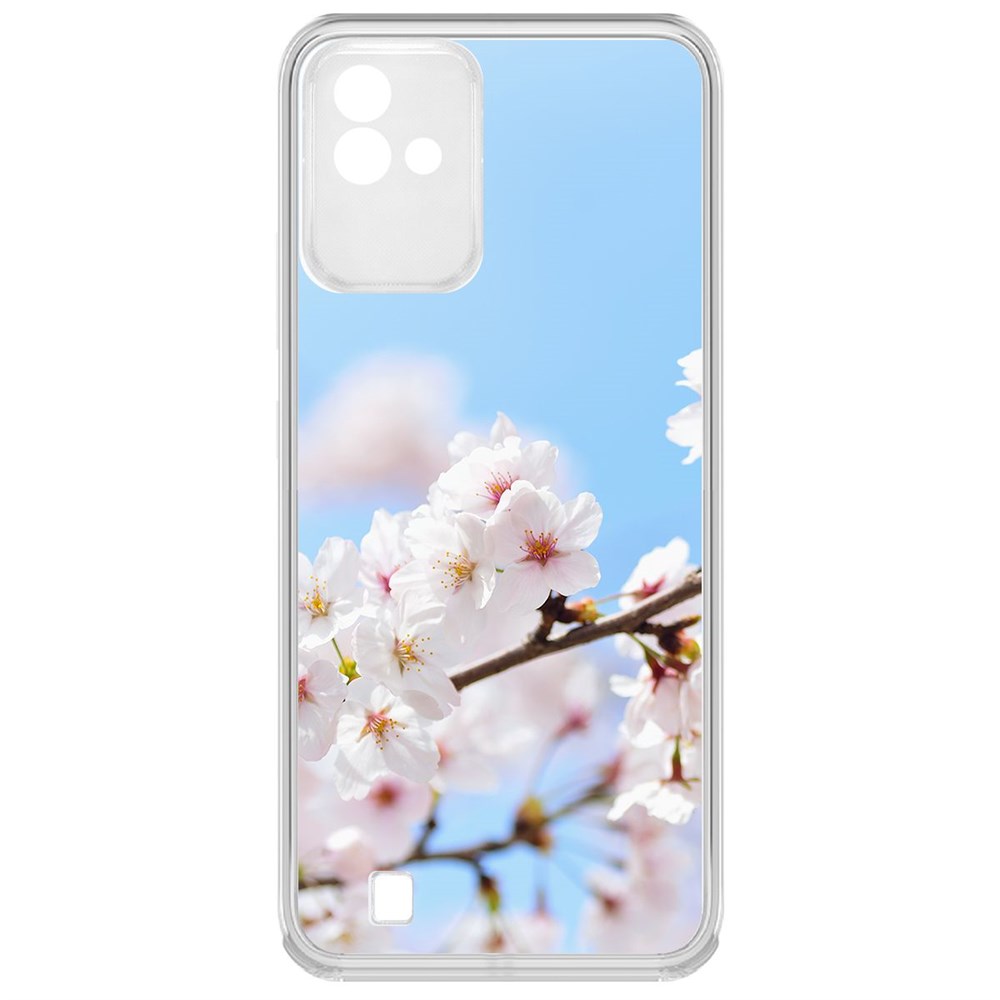 фото Чехол-накладка krutoff clear case цветение для realme narzo 50i