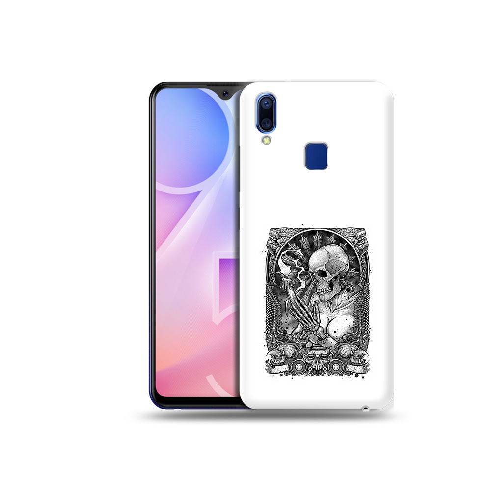 

Чехол MyPads Tocco для Vivo Y95 девушка скелет (PT122996.436.316), Прозрачный, Tocco