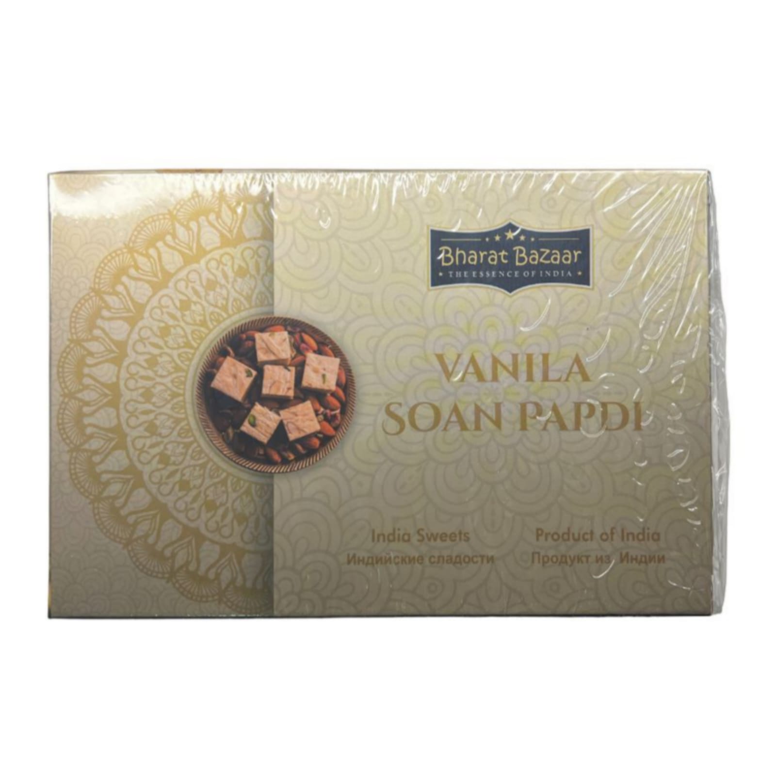 

Индийская халва Bharat Bazaar со вкусом ванили Soan Papdi Vanila, 250 г