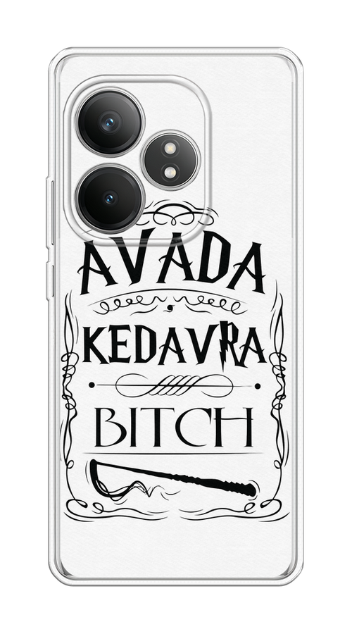 

Чехол Case Place на Realme GT 6T "Avada kedavra bitch", Белый;серый;черный, 2517550-1