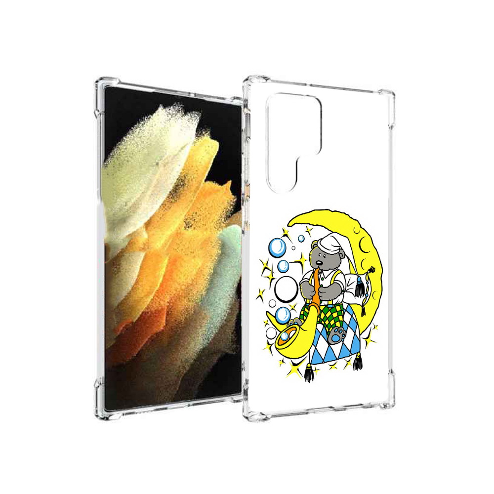 

Чехол MyPads Tocco для Samsung Galaxy S22 Ultra Сырная луна (PT172602.555.167), Прозрачный, Tocco