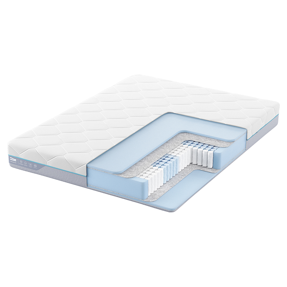 

Матрас анатомический Promtex Multipacket Standart 2 200x190 независимые пружины, Белый, Standart 2