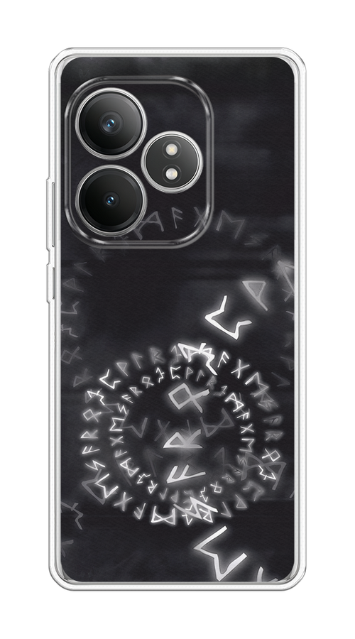 

Чехол Case Place на Realme GT 6T "Руны", Серый;черный, 2517550-1