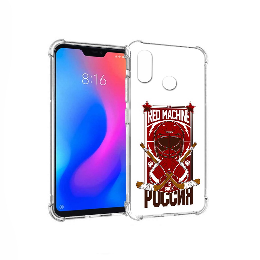 

Чехол MyPads Tocco для Xiaomi Redmi 6 Pro хоккей россия (PT113887.306.666), Прозрачный, Tocco