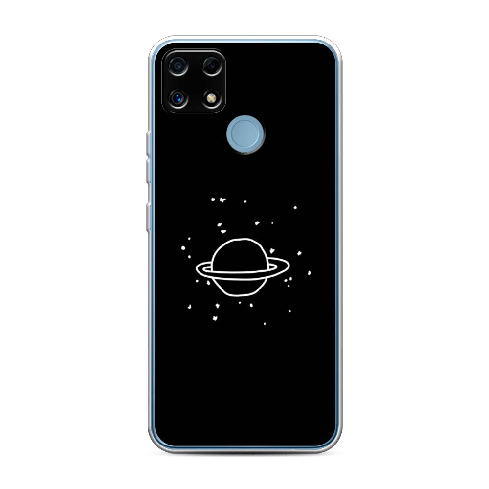 фото Силиконовый чехол "дудл юпитера" на realme c25 awog