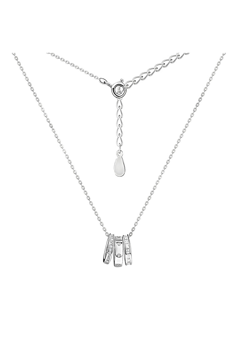 Колье из серебра с фианитом 40 см Kari Jewelry ПР-743