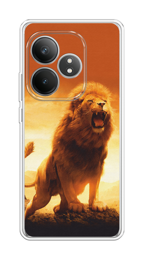 

Чехол Case Place на Realme GT 6T "Львиный рык", Коричневый;желтый;оранжевый, 2517550-1