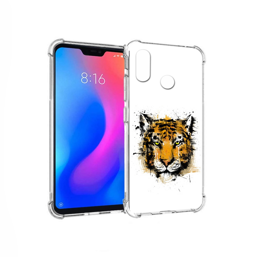 

Чехол MyPads Tocco для Xiaomi Redmi 6 Pro тигруля (PT113887.306.643), Прозрачный, Tocco