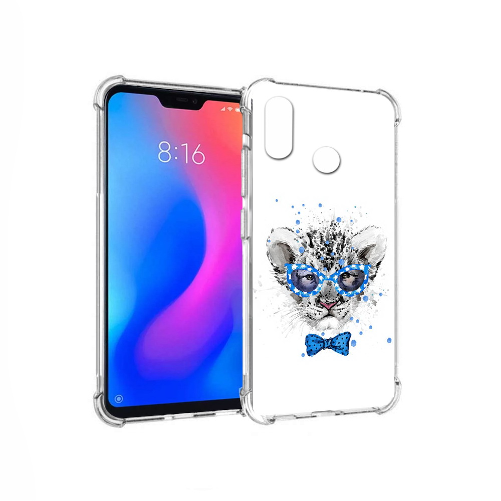 

Чехол MyPads Tocco для Xiaomi Redmi 6 Pro тигренок с бабочкой (PT113887.306.642), Прозрачный, Tocco