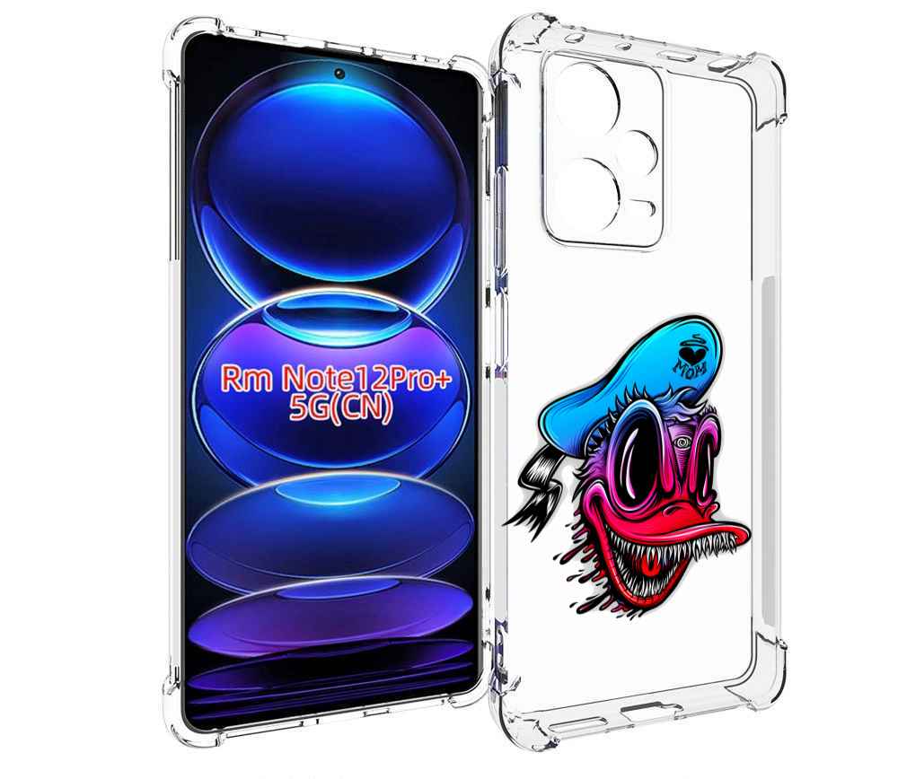 

Чехол MyPads Дональд для Xiaomi Redmi Note 12 Pro + Plus, Прозрачный, Tocco