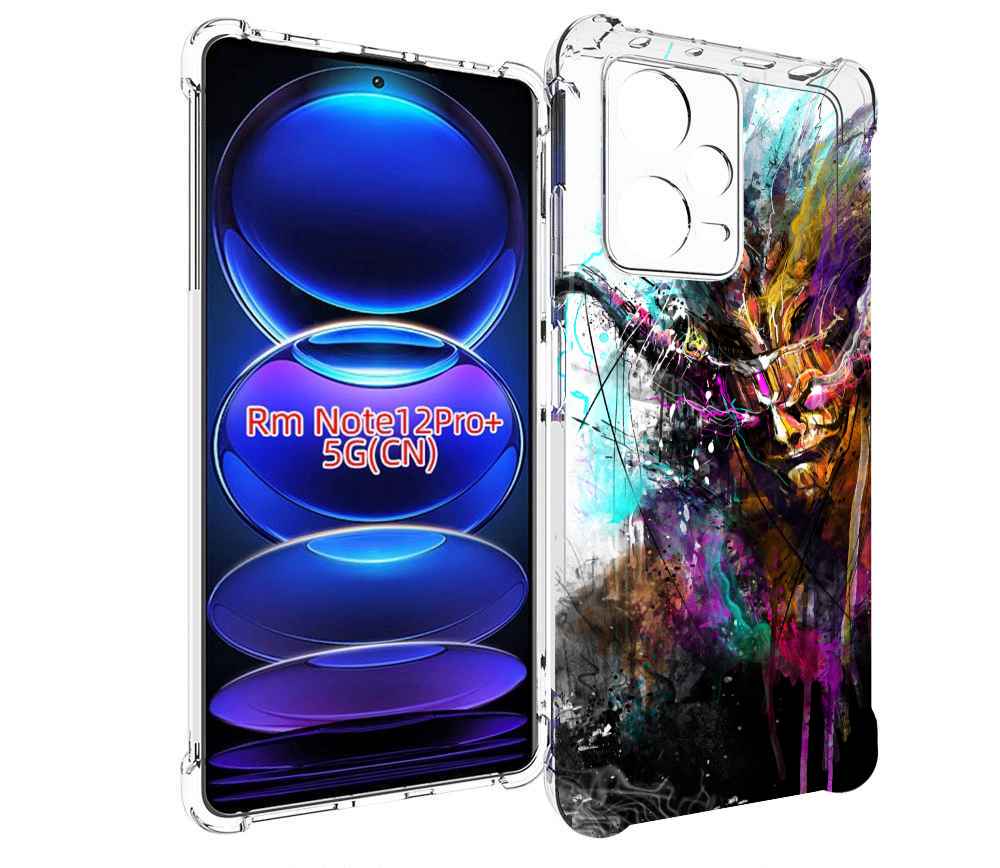 

Чехол MyPads яркий дьявол для Xiaomi Redmi Note 12 Pro + Plus, Прозрачный, Tocco