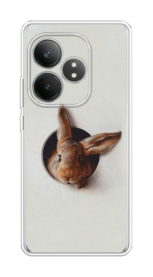 

Чехол Case Place на Realme GT 6T "Любопытный кролик", Серый;коричневый, 2517550-1