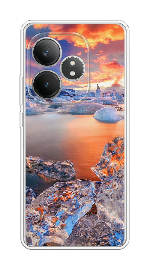 

Чехол Case Place на Realme GT 6T "Ледники", Синий;оранжевый, 2517550-1