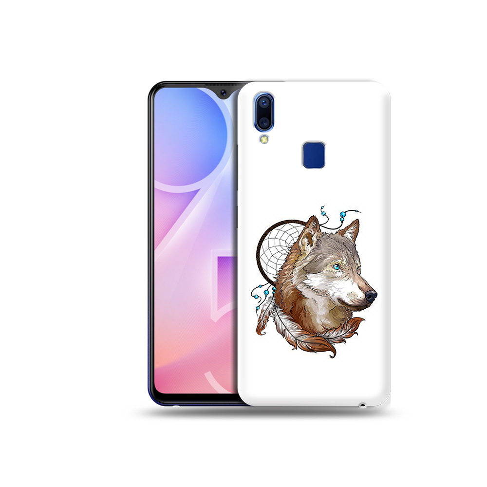 

Чехол MyPads Tocco для Vivo Y95 волк и ловец снов (PT122996.436.269), Прозрачный, Tocco