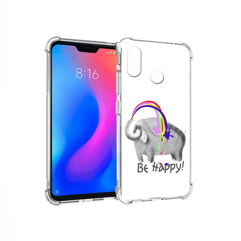 

Чехол MyPads Tocco для Xiaomi Redmi 6 Pro счастливый слон (PT113887.306.632), Прозрачный, Tocco