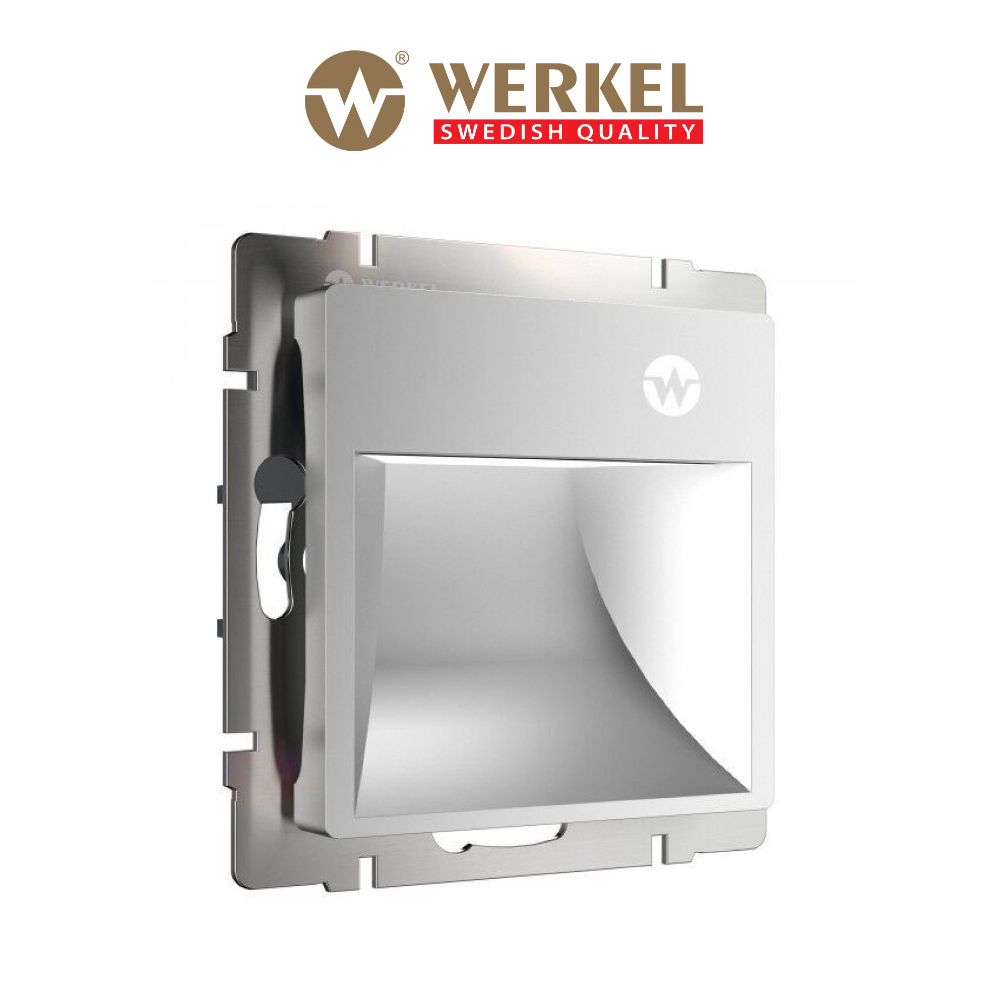 Встраиваемая LED подсветка с датчиком движения Werkel W1154606 3300К-6500К серебряный 4380₽